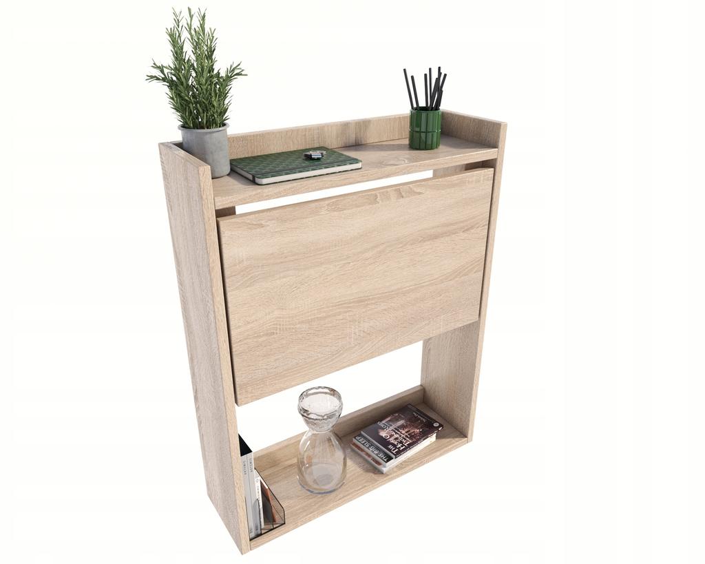 Klappschreibtisch Sonoma-Eiche Wandtisch für Arbeitszimmer Büro Wohnzimmer Mk