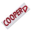 3D Metal COOPERS/D/SD Letter Badge Sticker Rear Trunk Emblem Decal High-Quality Automotive Exterior Accessories