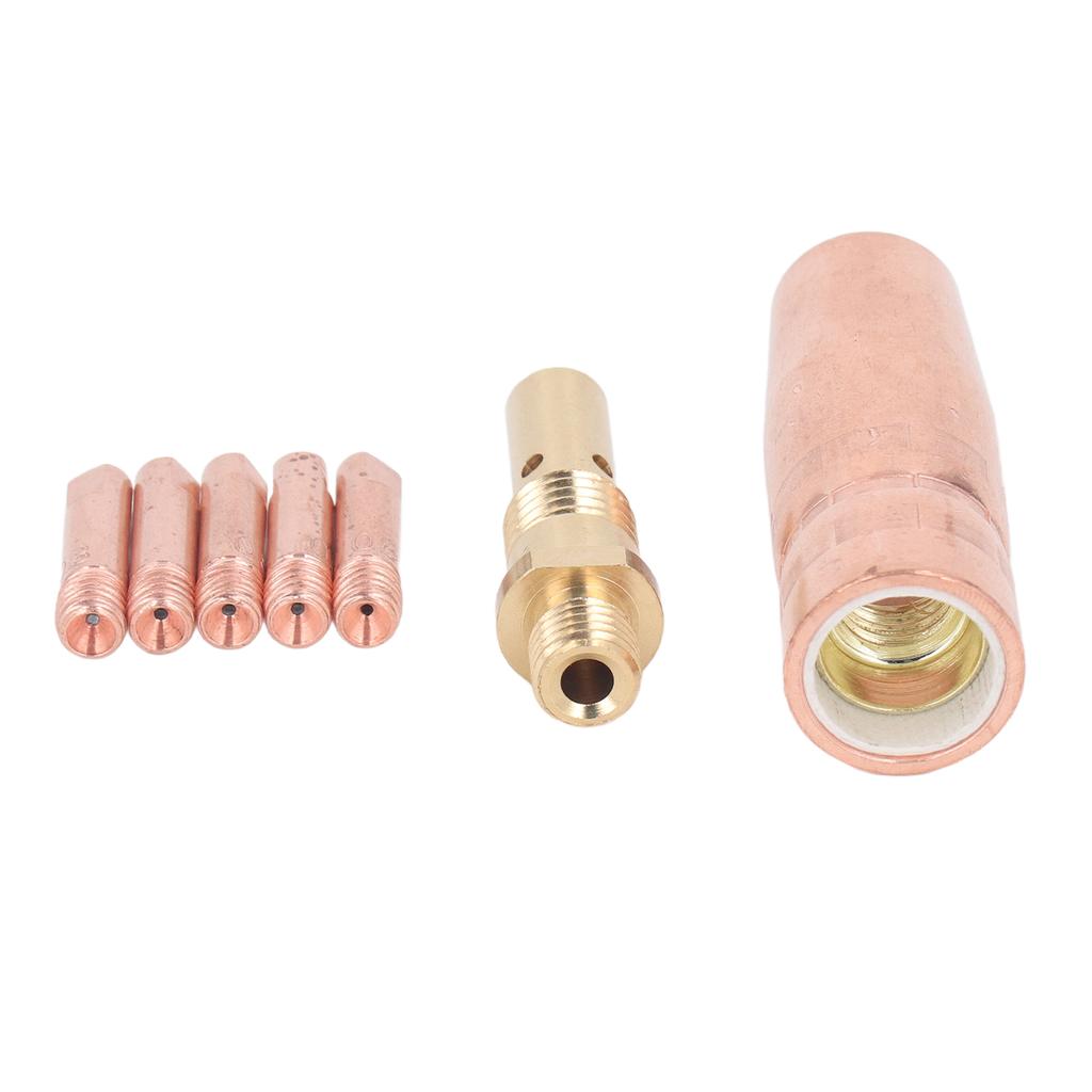 0.8mm MIG Welding Torch Parts Gas Nozzle Diffuser Contact Tips Replacement for Magnum 100L K530