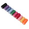 400 Yards Each Embroidery Thread 10pcs Handcraft DIY Wear Resistant Sewing Thread Colorful Thread
