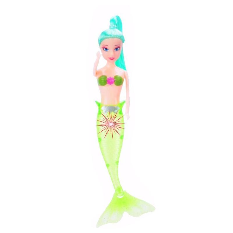 LED Light Swimming Mermaid Doll Girls Classic Mermaid Doll Kids Girls Toys Bath Swimming Pool Toys Girls Birthday Gifts