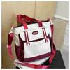 Canvas bag women's summer large-capacity bag tote bag tooling outdoor messenger bag