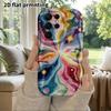 Phone Case: 2D Flat Samsung Galaxy A34 A35 M05 M06 S20 S22 S21 FE Plus 5G Protective Case, Couple Style, Swirling Nebula, Christmas and Halloween Gift