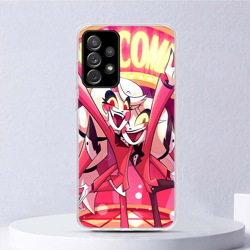 H-Hazbin H-Hotel Angel Dust Soft Case For Samsung Galaxy A52 A42 A32 A22 A12 A02S Phone Cover A50 A51 A70 A71 A41 A31 A21S A40 A