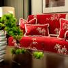 New Chinese Style Bamboo Plush Sofa Cushion Home Living Room Decoration Anti Slip Thick Backrest Towel Soft Comfortable All Inclusive Sofa Cover