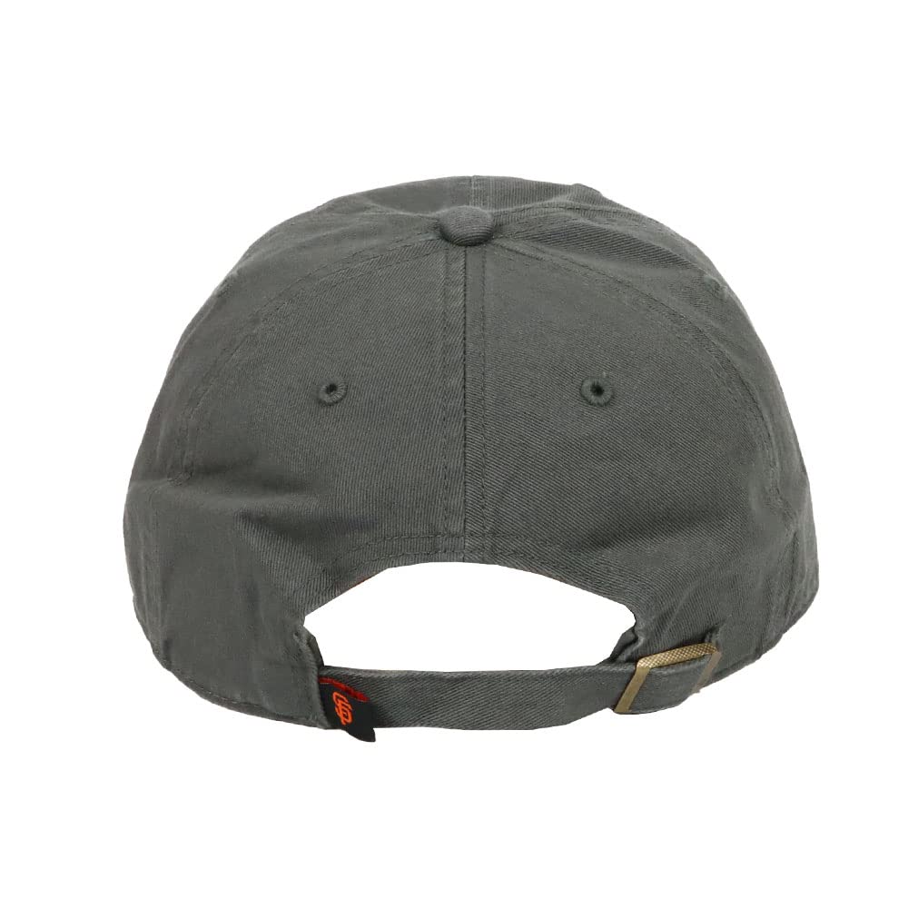 47 Cap Herren Damen Major League MLB Logo Hat Cleanup Brand Low Cap Unisex San Francisco Giants Anthrazit Dunkelgrau Einheitsgröße B-RGW22GWS-CCA