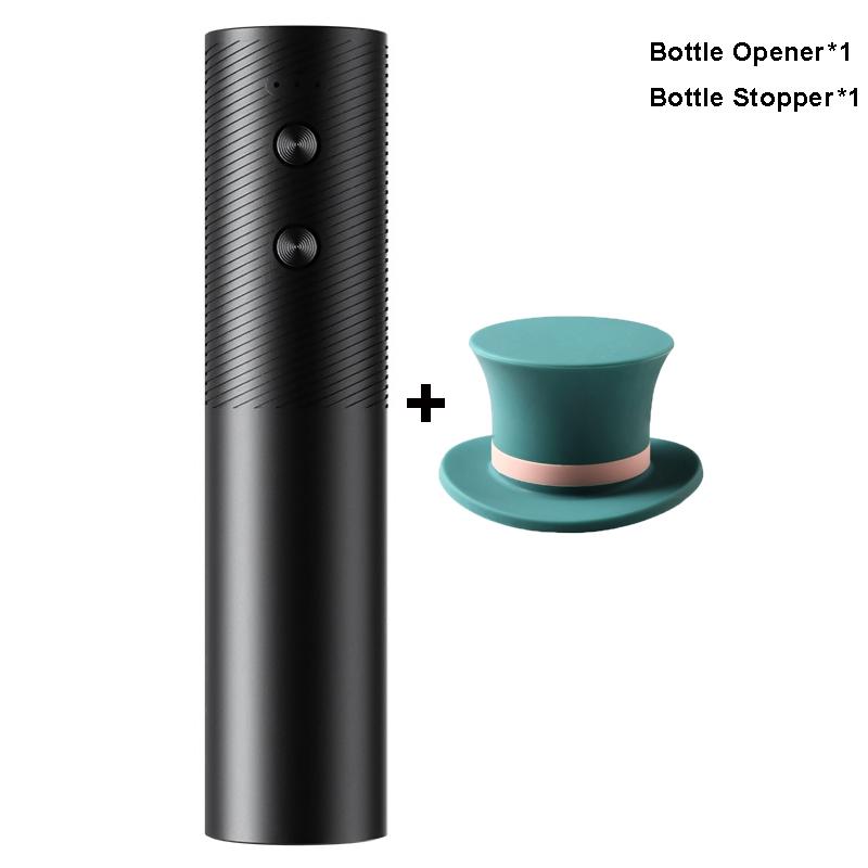Electric Wine Opener Automatic One-click Button Corkscrew Remover Rechargeable Wine Opener for Home Kitchen Party Wedding