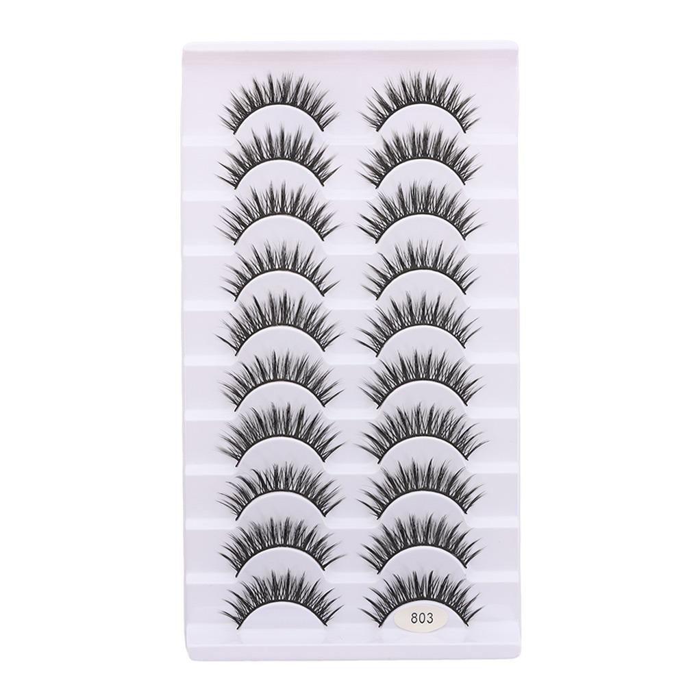 Full Strip False Eyelashes Handmade Fake Eyelash 3D Faux Mink Lash Eye Lash Extension
