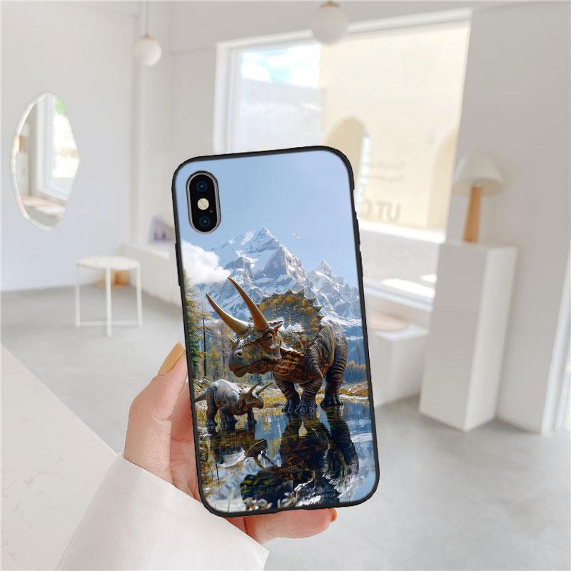 MY8 Dinosaur Soft Shell Phone Case for Xiaomi Xiaomi Poco M4 M5 M6 M7 X3 X6 X7 F8 Ultra Pro GT NFC