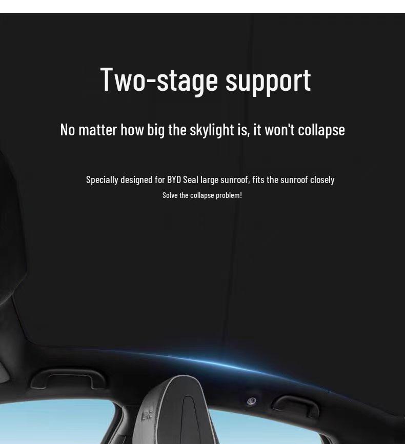 BYD Sky Canopy Sunroof Ice Crystal Sunshade - Full Blackout