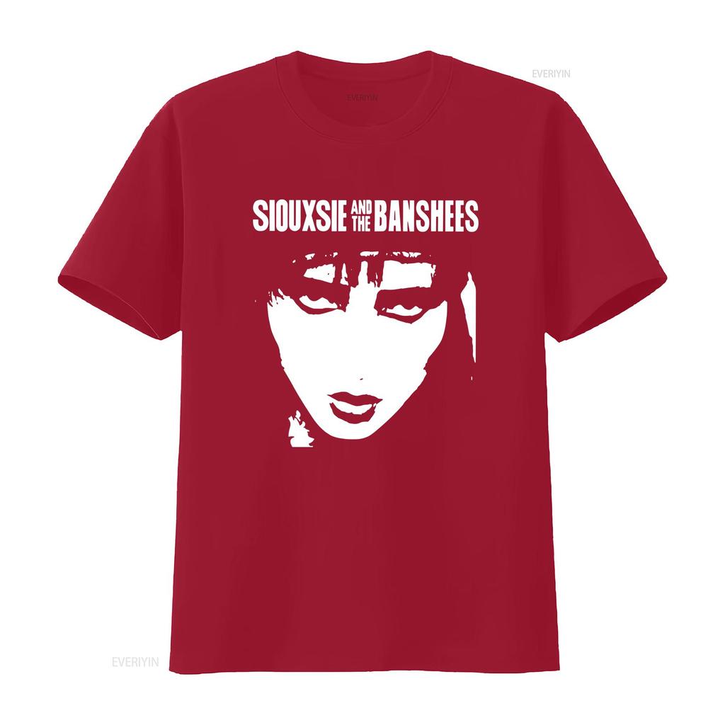 Vintage 90er Siouxsie And The Banshees Schwarzes T-Shirt Für Kh6822 Vintage Gewaschen Grafik Mode Lässig Streetwear Stilvoll Weich