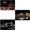 Scratch Art Kit A3 Set Landscape Hobby Interior Adult Beginner Set Home Decor Art () (B)
