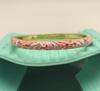 Crystal Inlaid Flower Enamel Bracelet: Elegant & Versatile Accessory