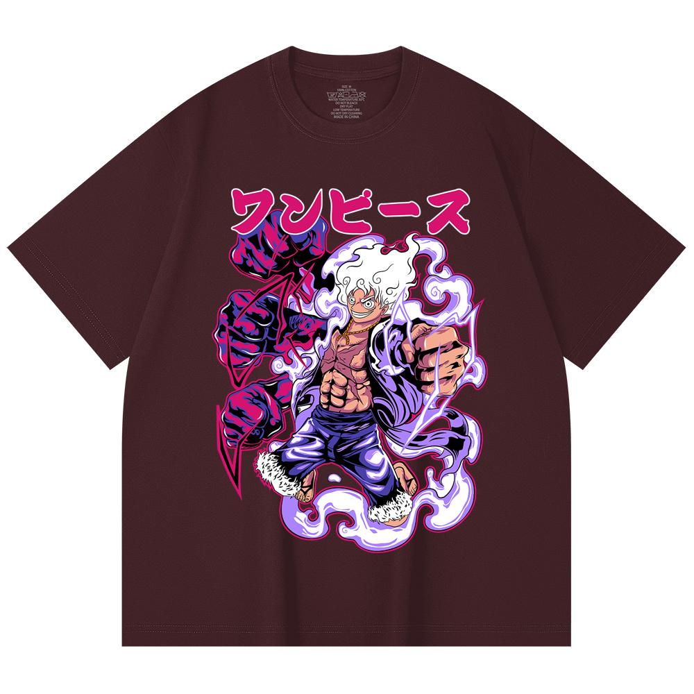 

230 Gsm 100% Cotton One Piece V28 Nika Print Unisex Heavy Cotton T Shirt 2XL