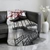 Plum Blossom Blanket Soft Throw Blanket for Home Bedroom Bed Sofa Picnic Travel Office Rest Cover Blanket Gift