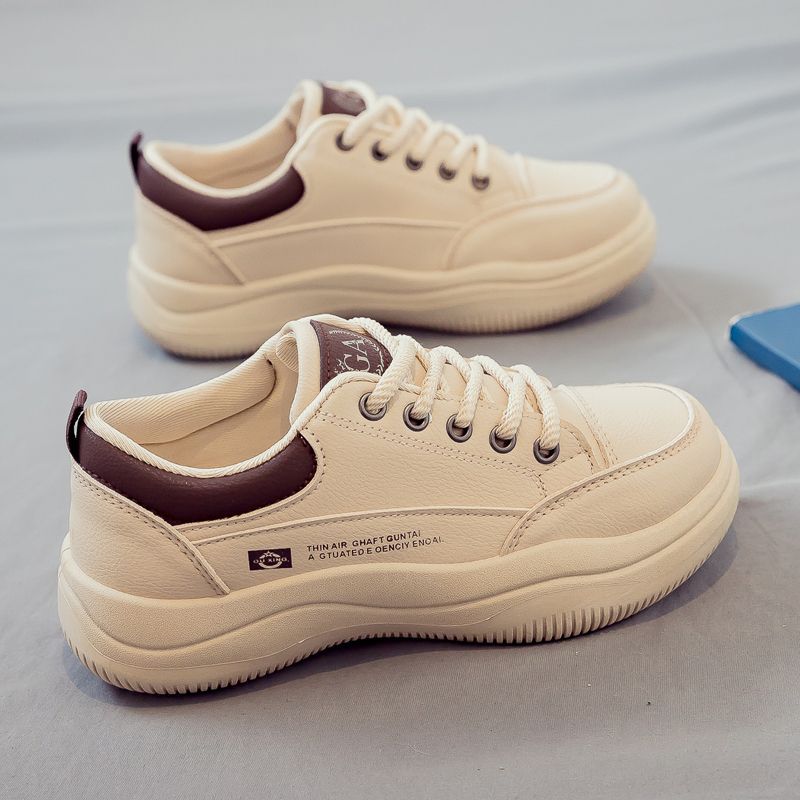 

Весенне-осенние новые кожаные белые туфли женские универсальные женские туфли удобные студенческие кроссовки для бега HX-Q 40 хаки