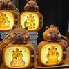 1/3/5/10/20PCS New Light-up Capybara Keychain Creative Lighted Capybara TV Type Bag Charm Children's Birthday Gift Holiday Gift