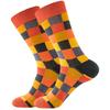 Striped multicolor street skateboarding funny socks for men and women