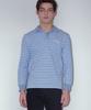 MOONSUN 01 M.C Unisex, Stripe Pk Shirt / Sky