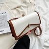 French Niche Design Color Contrast All-Match Crossbody Bag Women  New Light Luxury Fashion Square Bags Texture Shoulder Pack