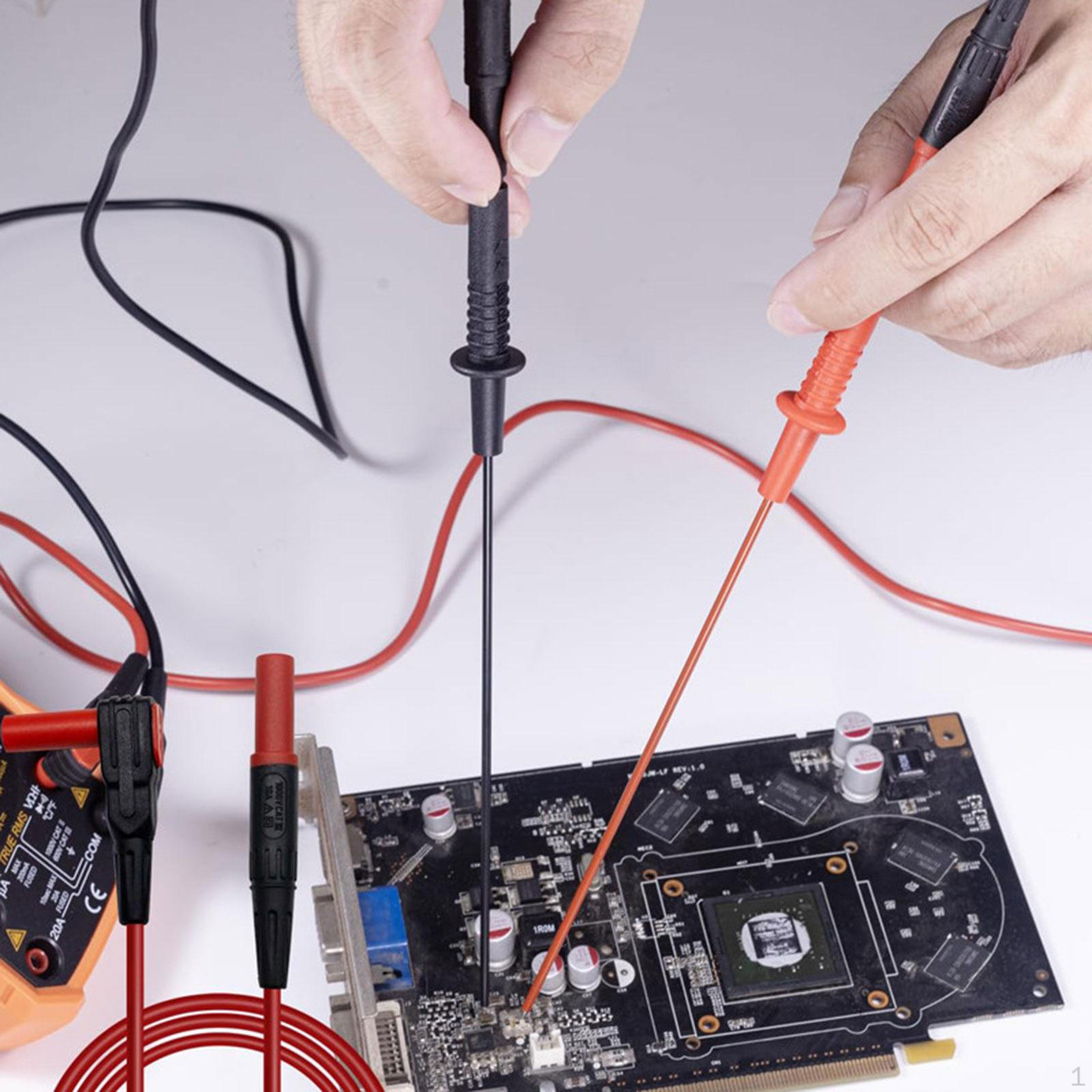 

Multimeter Test Accessories 4mm Banana Plug High Performance Automotive Testing Electrical