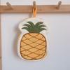 Cartoon Fruit Hand Towel Hanging Absorbent Bathroom Kerchief Coral Fleece Thickened Washcloth