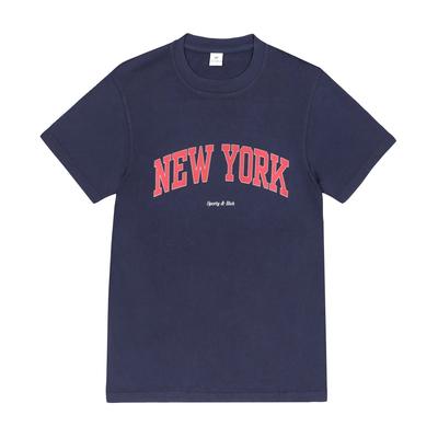 SporTy   Rich T shirT Dark Navy  New York Ivy  To043606304bl106