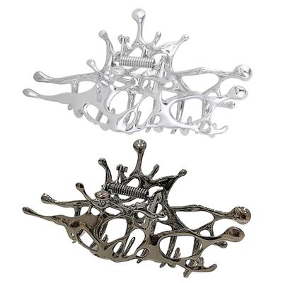 Barrette à Cheveux Tendance Pinces à Cheveux Élégantes Épingle à Cheveux Polyvalente Pince à Cheveux en Métal Matériau en Alliage pour Tenues Féminines Ludiques