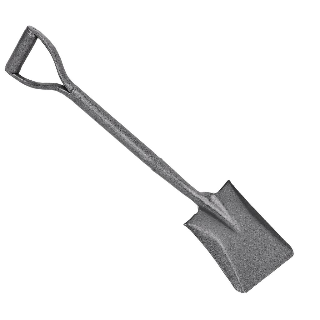 All Metal Shovel for Digging Gardening Planting Small Shovel Spade Short Round D Handle Mn Steel 76cm