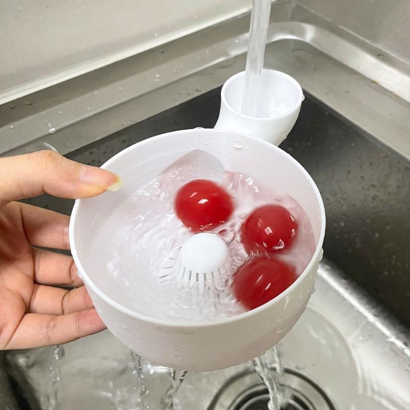 Portable Fruit Wash Bowl Vegetable Washer 3D Printing Food Washing Spinner Automatic Cleaning Machine For Kitchen Draining