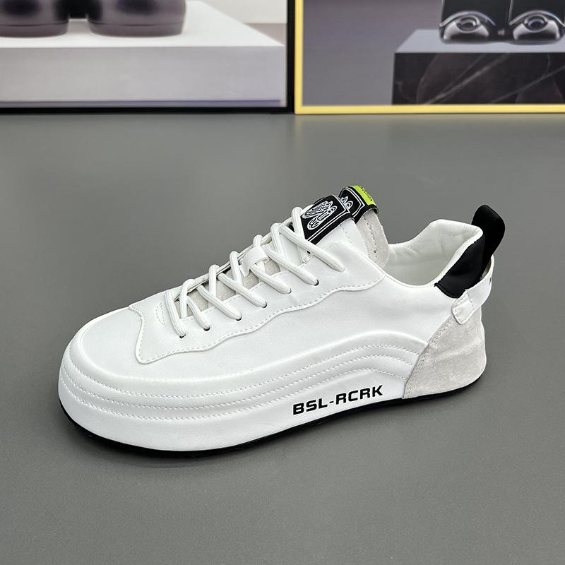 

Dad shoes autumn new thick-soled color matching casual shoes breathable round head sports shoes xs 38 белый