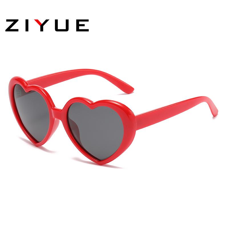 

New Trendy Polarized Heart Sunglasses for Kids - Cute and Colorful Design for Boys and Girls