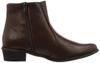 Liberty Doll Side Zip Chelsea Boots 9003 Women's Dark Brown PU 22.5 cm 2E