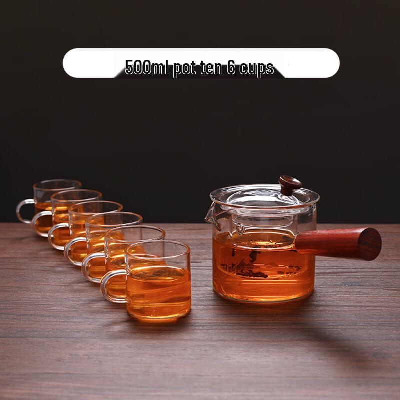 Shangqi Heat-Resistant Borosilicate Glass Teapot Set
