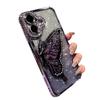 Applicable To Apple 16 Mobile Phone Case Electroplating Edge Drill 14/13 Quicksand Butterfly IPhone 15 Promax Protection Case