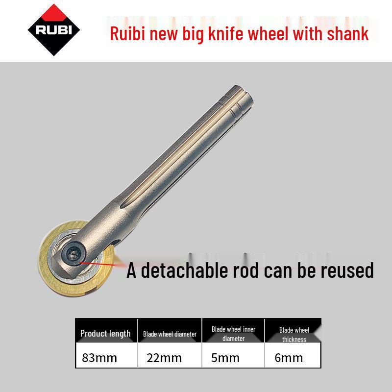 RUBI Spanish Tile Cutter Blade Wheel and Pusher Cutting Head