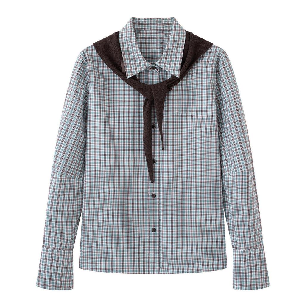 2026 Spring Women's Plaid Casual Shirt A1CAG1153