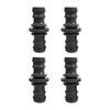 2/4Pcs Double Male Hose Connectors Leakproof Double Male Connector Couplers Garden Pipe Joiners for Irrigation Watering Systems