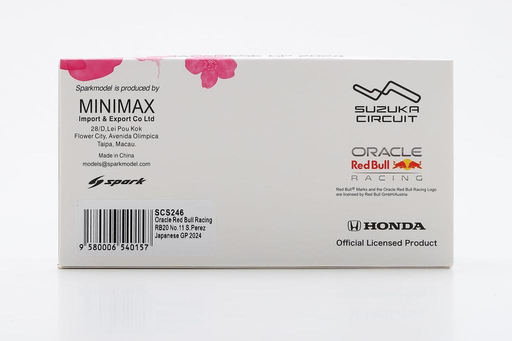Suzuka Circuit 2024 FORMULA 1 JAPANESE GRAND PRIX Scale Miniature Car Red Bull Racing Sergio [SUZUKA CIRCUIT] [Official] 1/43 (ORACLE NO.11 Perez)