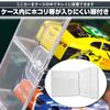 Clear Miniature Car Display Case, 8-Square x 4-Piece Set, Holds 32 Cars, Stackable, Tomica, Hot Wheels