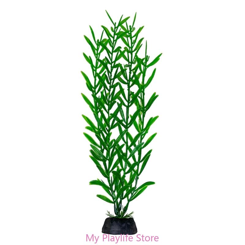 Artificial Plastic Water Plant Grass Aquarium Decorations Plants Fish Tank Grass Flower Ornament Decor Aquatic Accessories