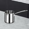 Deep Fryer Cooking Pot Saute Pan Practical Comfortable Grip Small with Handle Milk for Home