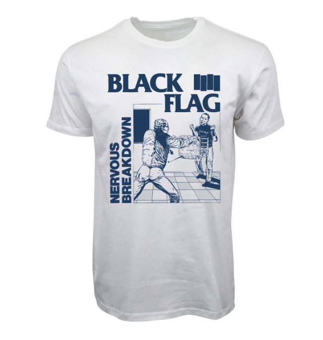 BLACK FLAG NERVOUS BREAKDOWN GRAPHIC T-SHIRT Unisex T-Shirt L