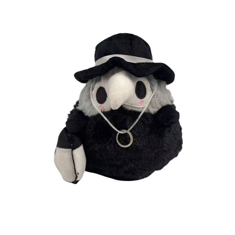 Peluche Medico della Peste Con Caratteristiche Luminescenti al Buio Per Decorazione di Halloween e Collezionisti