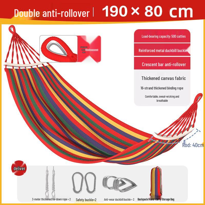 Fengsuo Striped Anti-rollover Hammock Swing