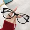 Photochromic Optical Eyeglasses Frames for Women Eyewear Fashion Computer Anti Blue Light Oval Ladies Plain Glass Spectacles New