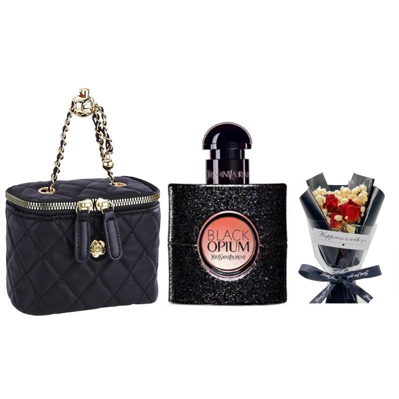SAINT LAURENT Black Opium Black Ao Piao Tea Women's Perfume Set Eau De Parfum Potpourri Accord Gentle