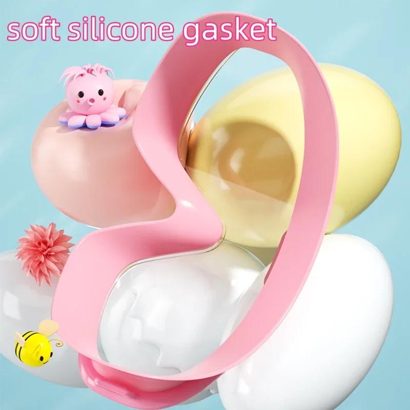 Kids Swimming Goggles Big Frame HD View Anti-fog Waterproof Children's Swim Goggles Boys and Girls Multi-color To Choose