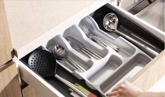 CURVER Drawer Insert for Cutlery Extendable