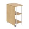 Bureau pliant - maclean - mc-411 - hêtre clair - 107x45x75cm - max 150 kg